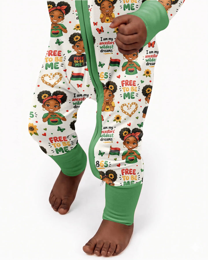 Juneteenth I am My Ancestors' Wildest Dream Bamboo Convertible Zippy