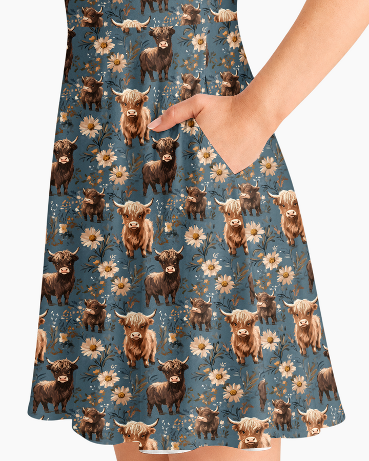 Vorlage Bambus Twirl Kleid