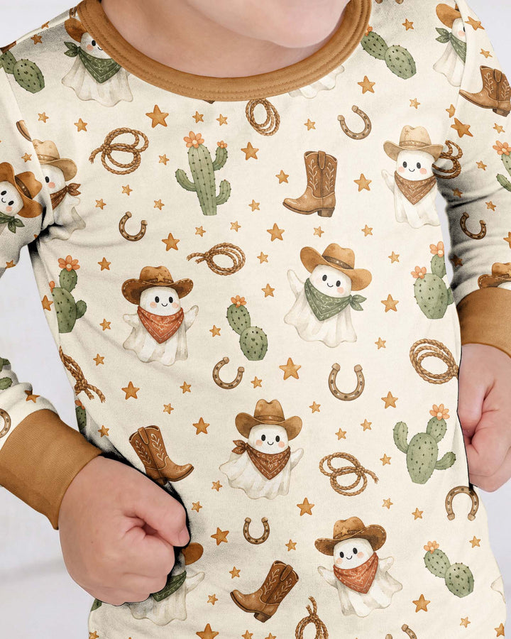 Conjunto de pijama de dos piezas de bambú con mangas largas, plantilla PERSONALIZADA