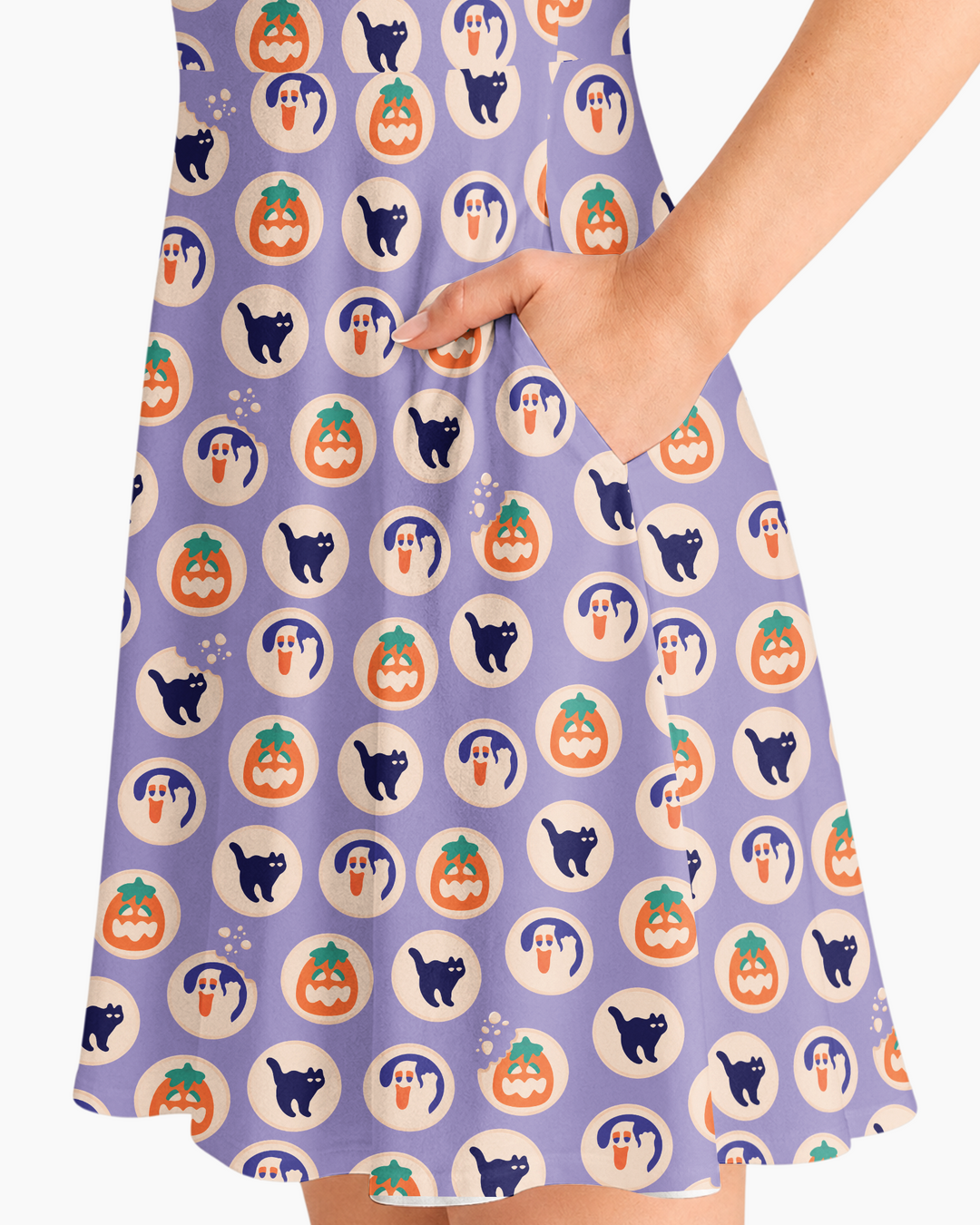 Boo Crew Bamboo Women’s Short Sleeve Twirl Dress