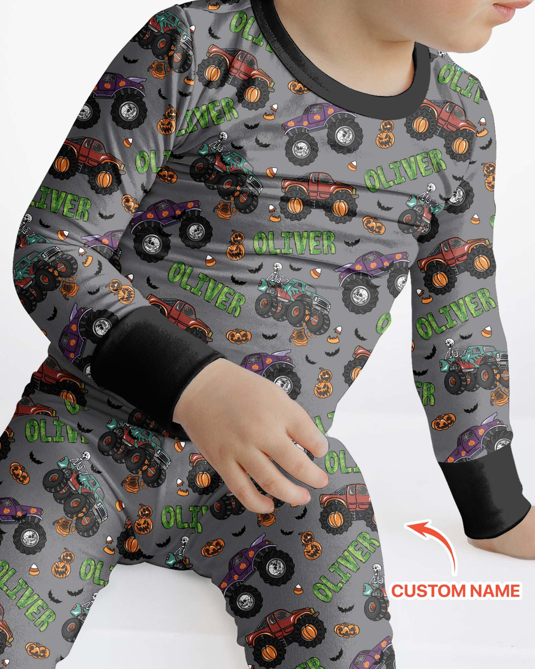 Conjunto de pijama de dos piezas de bambú con mangas largas, plantilla PERSONALIZADA