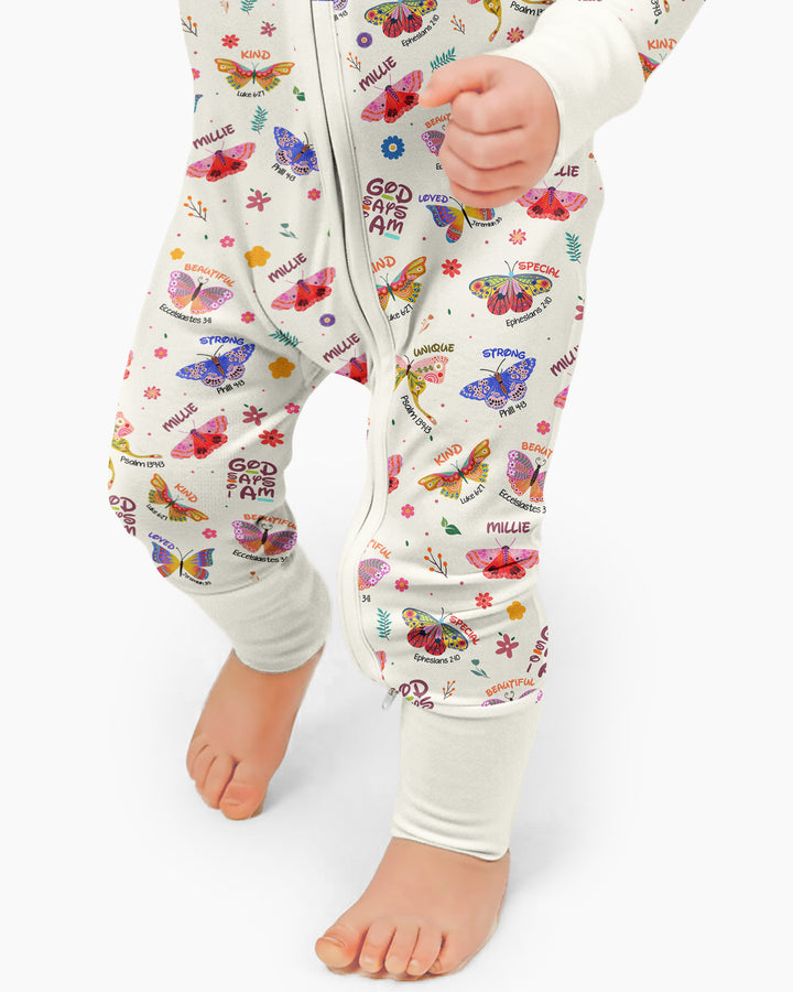 Gerippte Babykleidung mit individuellem Foto - Weich &amp; Skizzenhaft