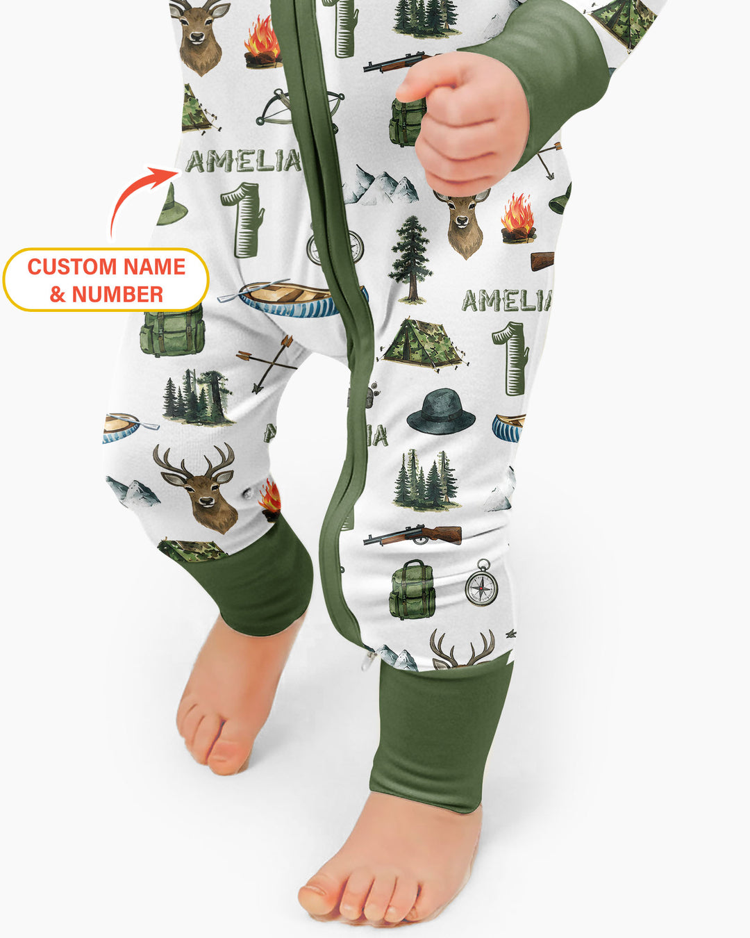 Personalized Birthday Camper Bamboo Convertible Zippy