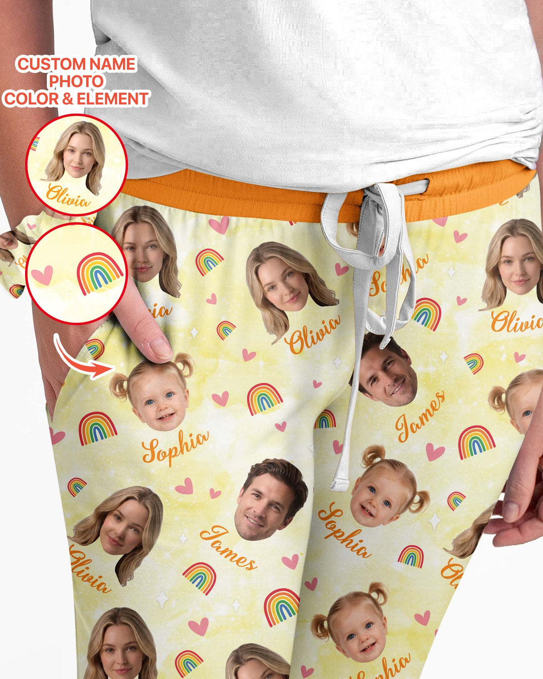 Personalized Family Matching Bamboo Women Pajama Set