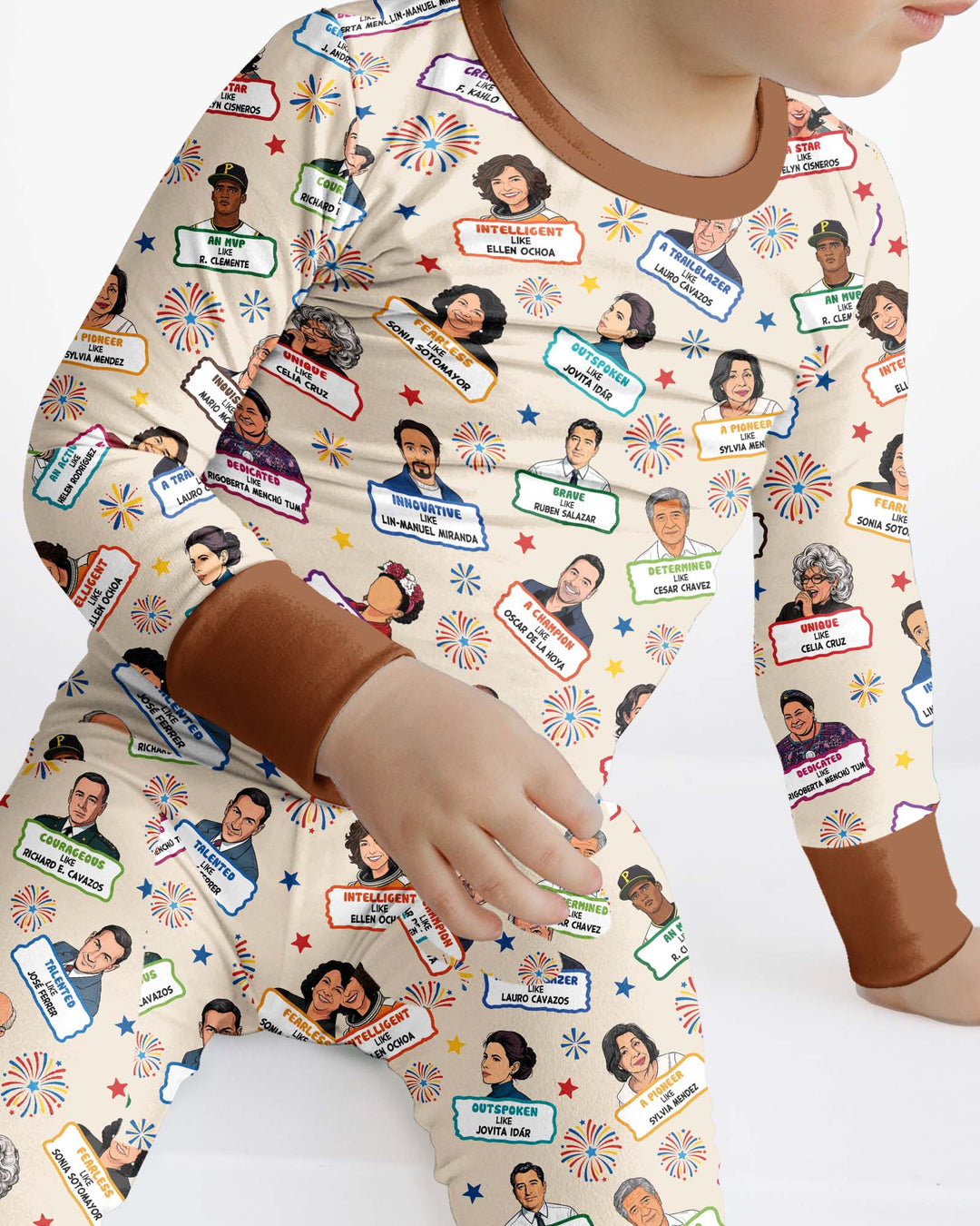 Famous Latin American Hispanic Heritage Bamboo Two Piece Long Sleeve Pajama Set