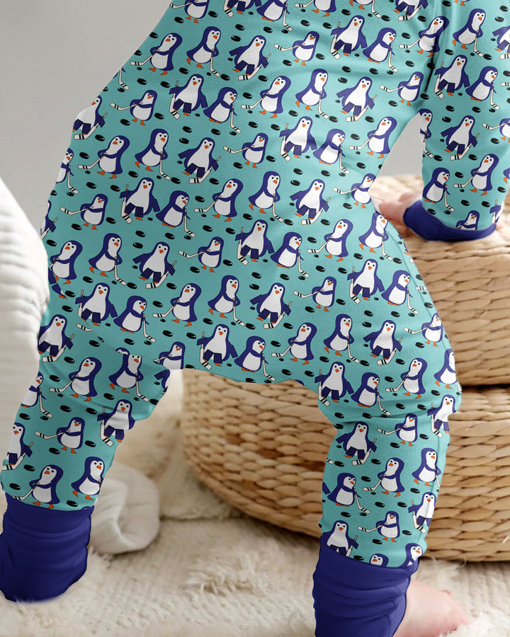 Penguin Hockey Bamboo Convertible Zippy