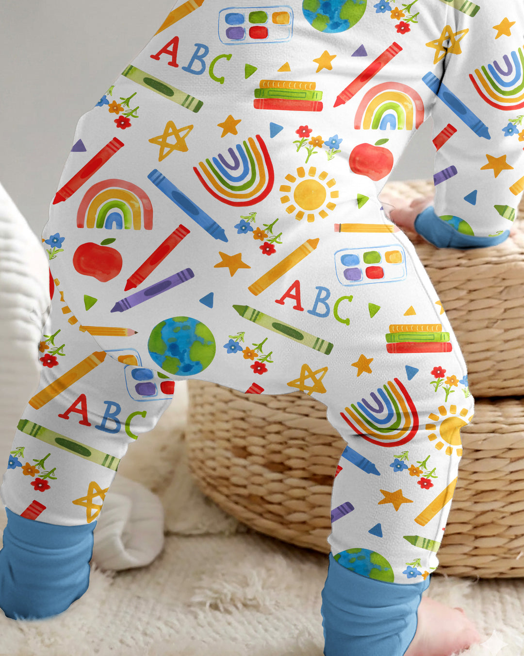 School Scribbles Bamboo Convertible Zippy