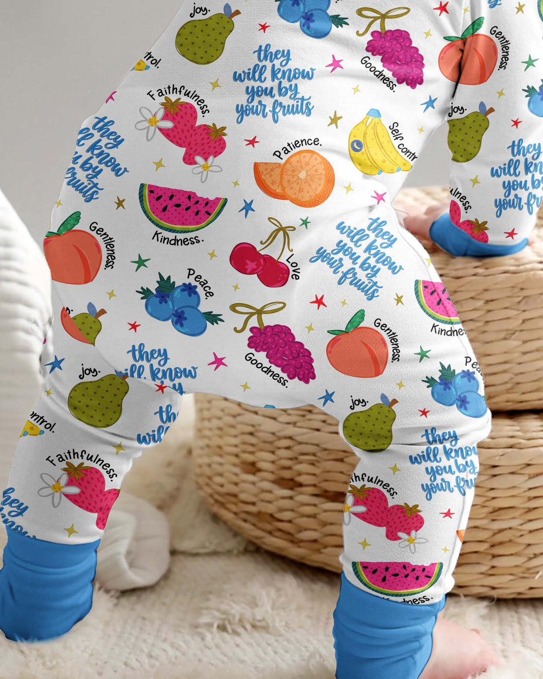 Gerippte Babykleidung mit individuellem Foto - Weich &amp; Skizzenhaft
