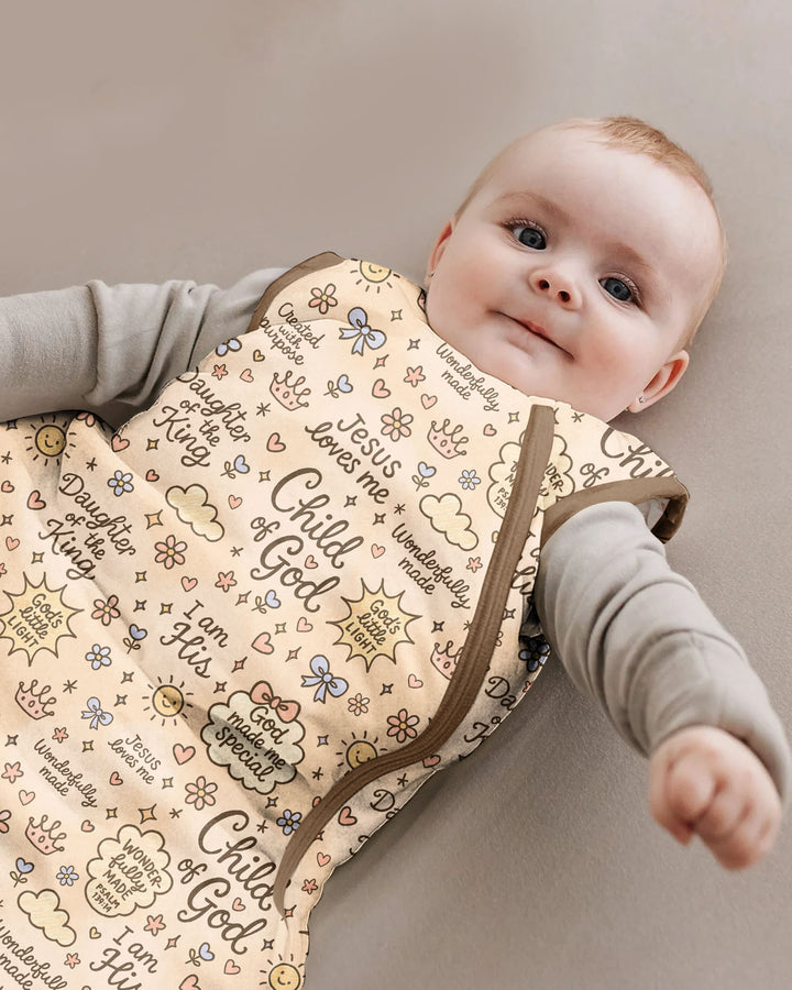 Child Of God Jesus Loves Me Bamboo Sleep Bag