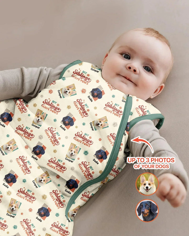 Schlafsack aus Bambus-Musselin – personalisierbar