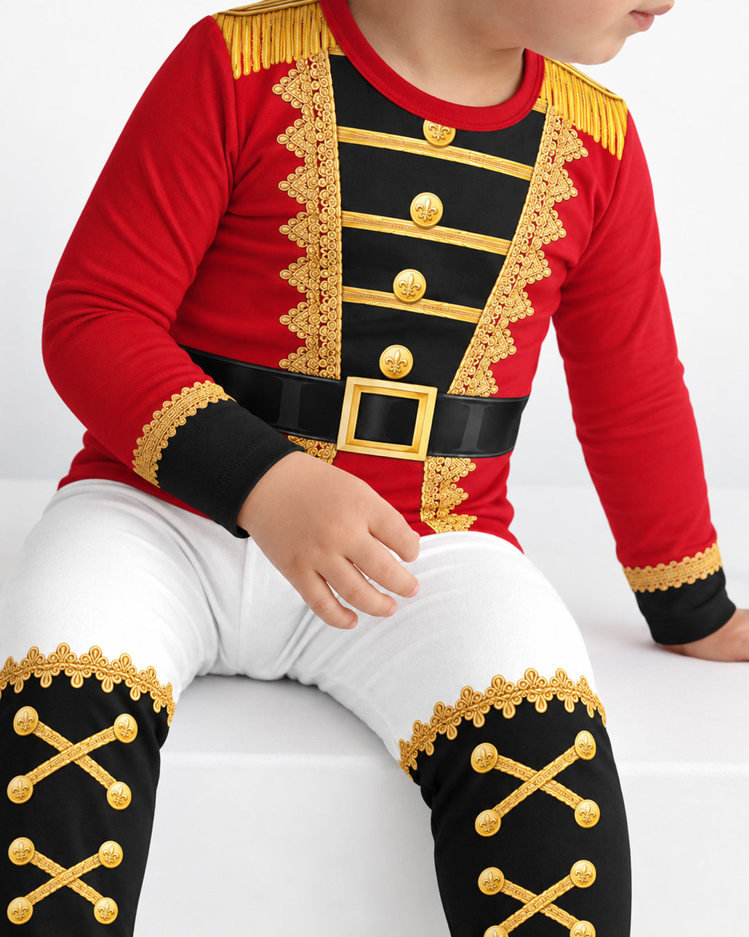 Nutcracker Soldier Bamboo Two Piece Long Sleeve Pajama Set