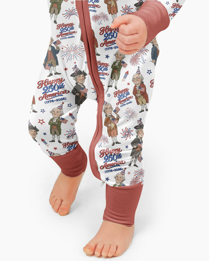 Party Like It's 1776 Family Matching Bamboo Convertible Zippy