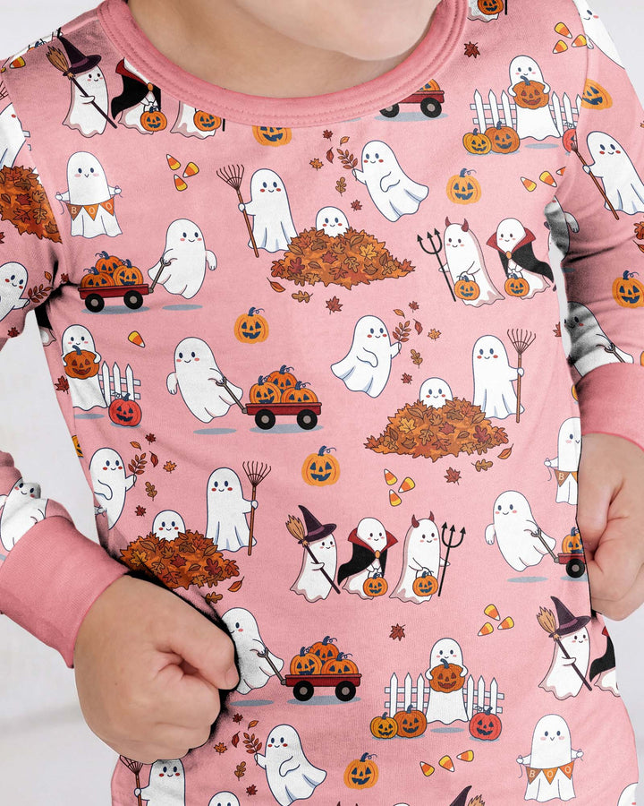 Halloween Town  Bamboo Two Piece Long Sleeve Pajama Set