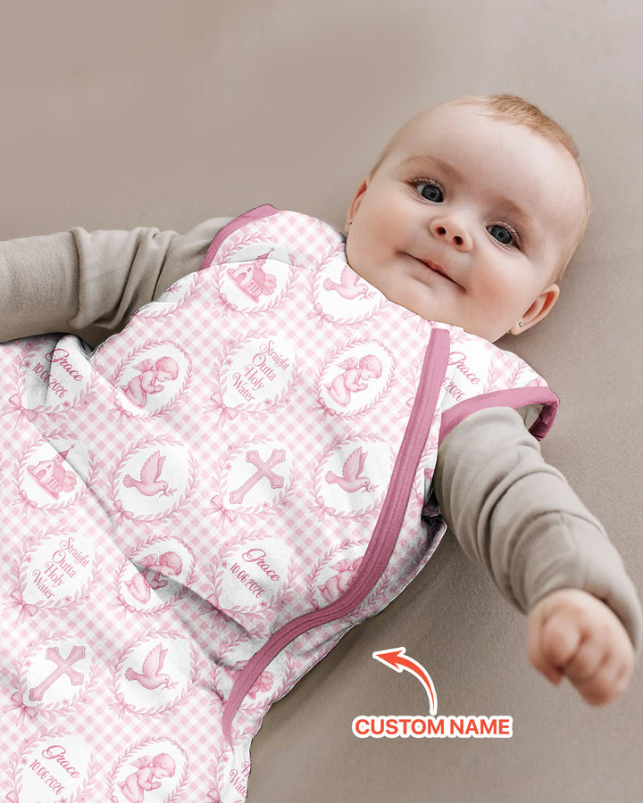 Schlafsack aus Bambus-Musselin – personalisierbar