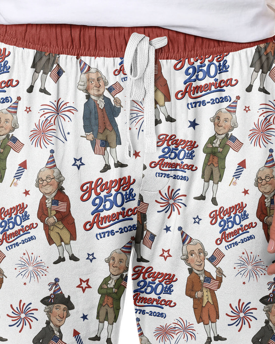 Party Like It's 1776 Family Matching Bamboo Men's Pajama Set