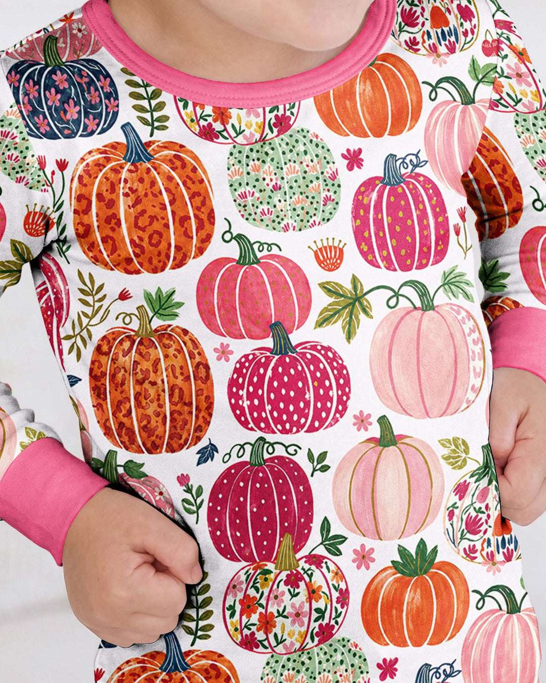 Pumpkin Patch Party Bamboo Two Piece Long Sleeve Pajama Set