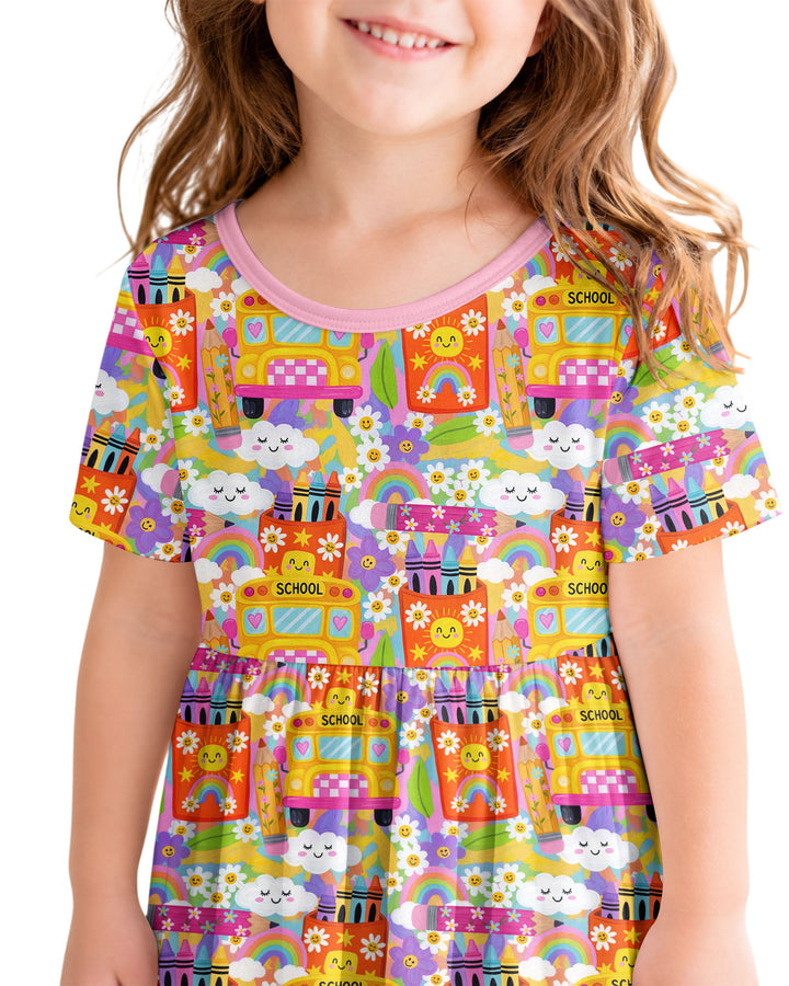 Vorlage Bambus Twirl Kleid