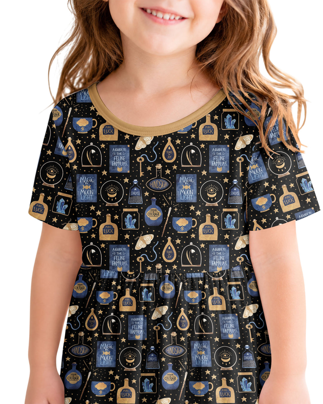 Good Witch Spell books and Potions Bamboo Twirl Dress