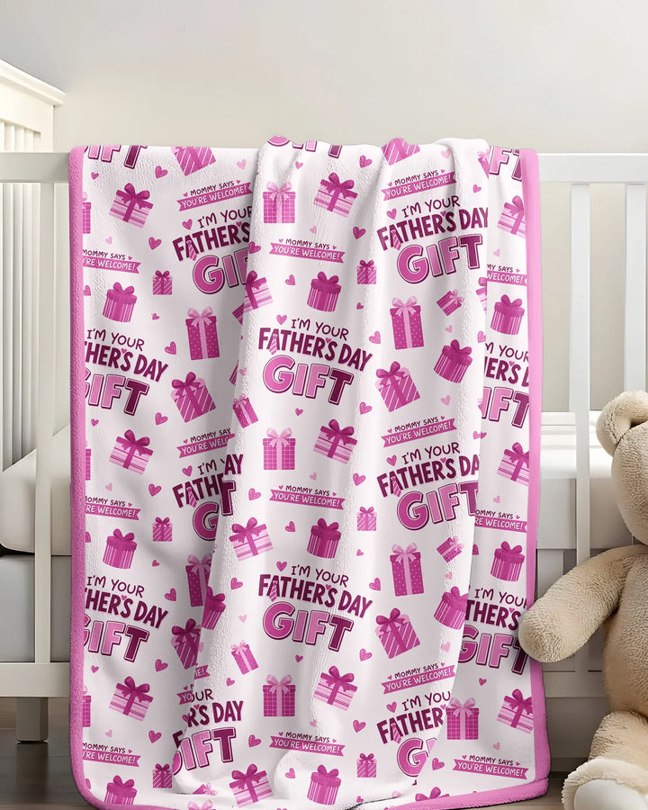 I'm Your Father's Day Gift Bamboo Blanket