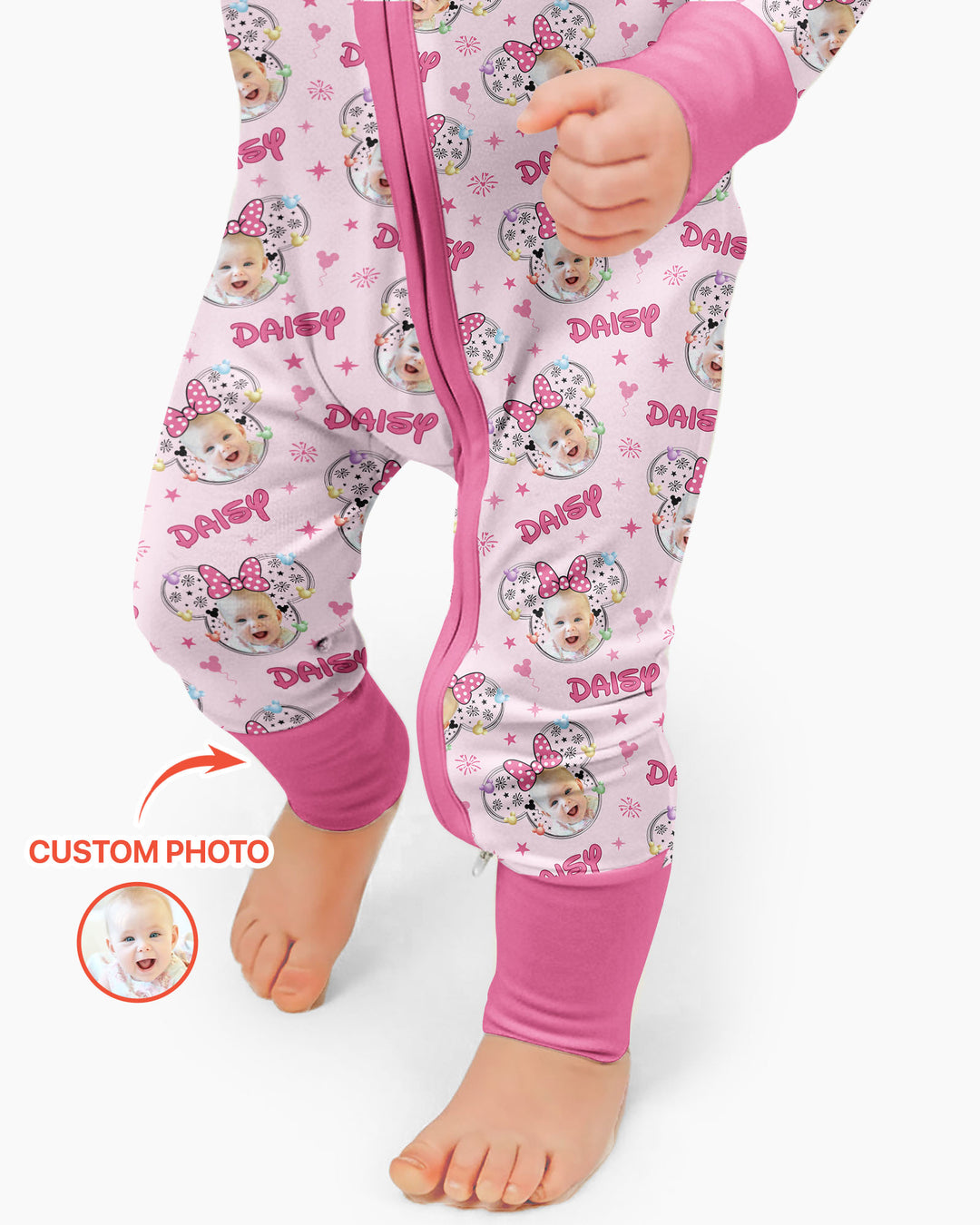 Custom Photo Little Princess Bamboo Convertible Zippy