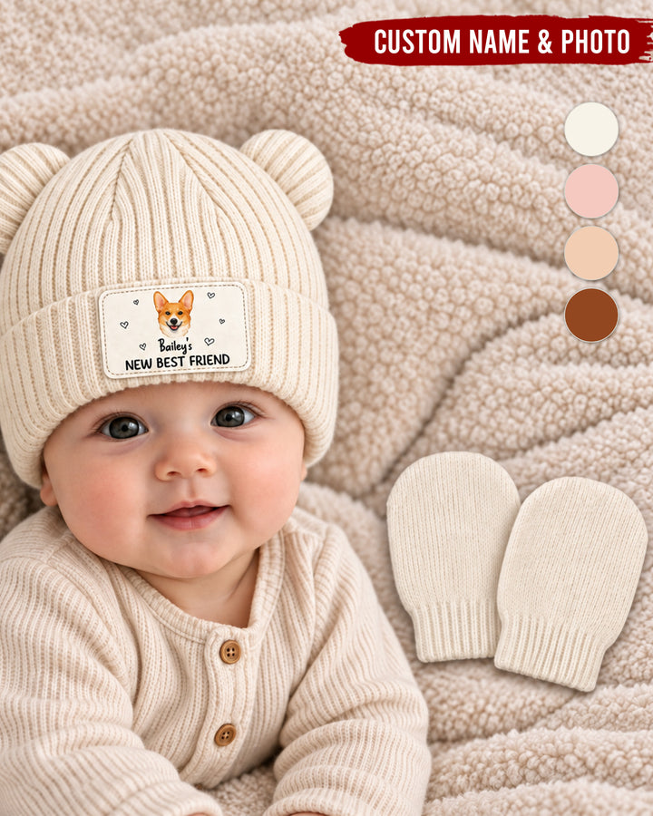 Baby and Buddy Baby Beanie And Mittens Set