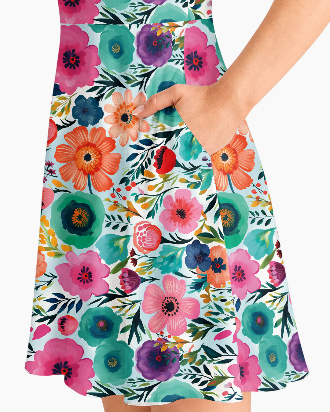 Vorlage Bambus Twirl Kleid