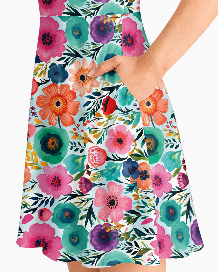 Vorlage Bambus Twirl Kleid