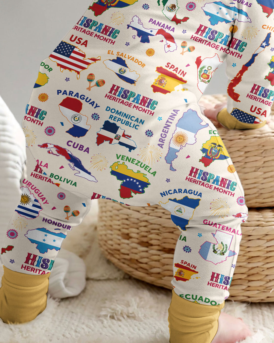 Gerippte Babykleidung mit individuellem Foto - Weich &amp; Skizzenhaft