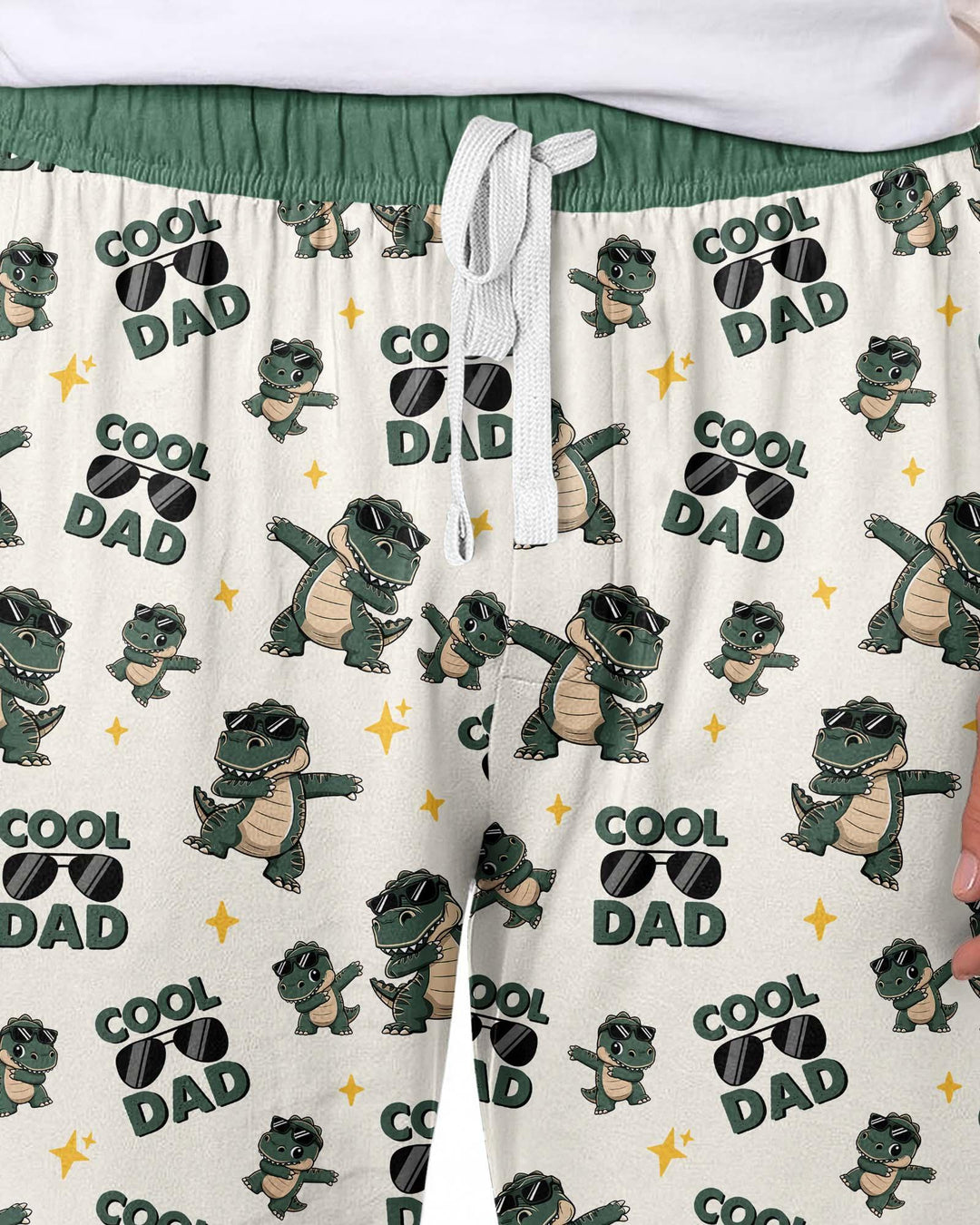 Cool Dino Daddy & Me Matching Bamboo Men's Pajama Set