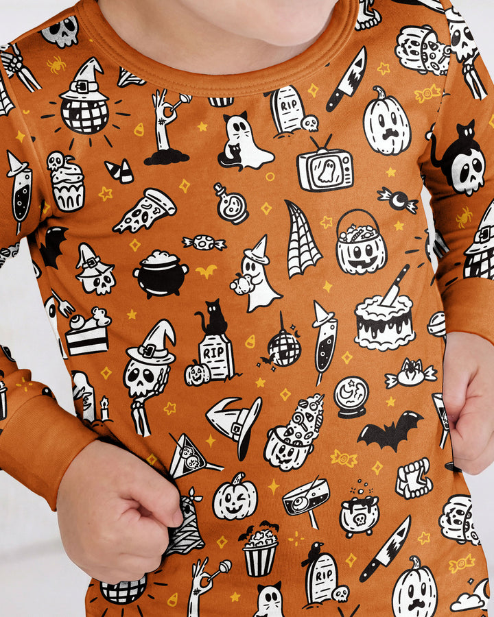 Spooky Season Bamboo Two Piece Long Sleeve Pajama Set