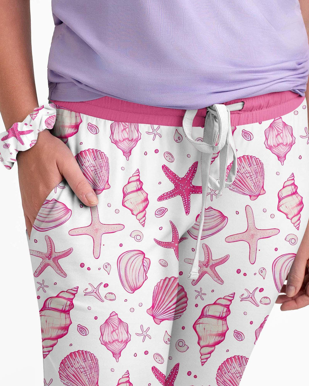 Coastal Charm Family Matching Bamboo Women Pajama Set