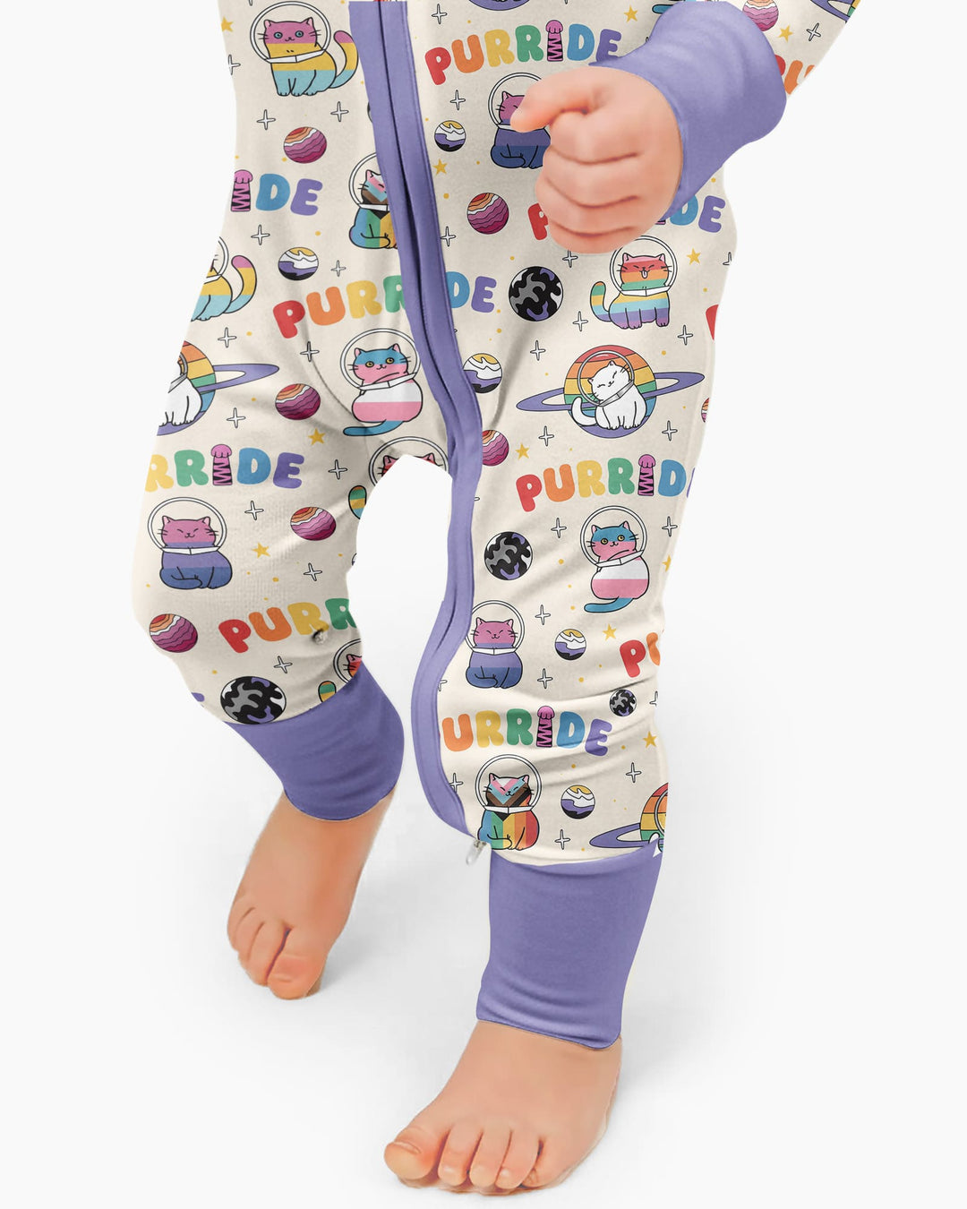 Gerippte Babykleidung mit individuellem Foto - Weich &amp; Skizzenhaft