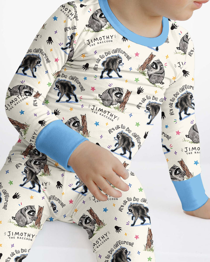 It's Okay to be Jimothy Bamboo Two Piece Long Sleeve Pajama Set