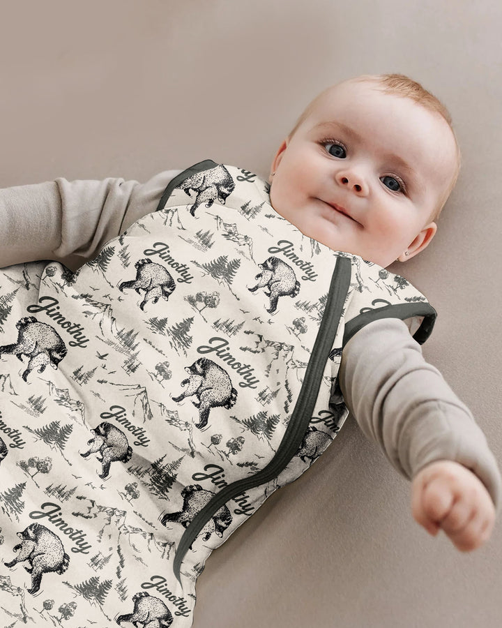 Vintage Jimothy Racoon Family Matching Bamboo Sleep Bag