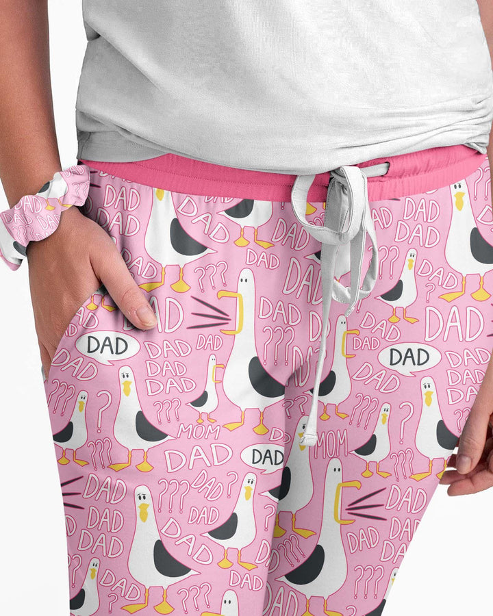 Funny Seagull DAD Bamboo Women Pajama Set