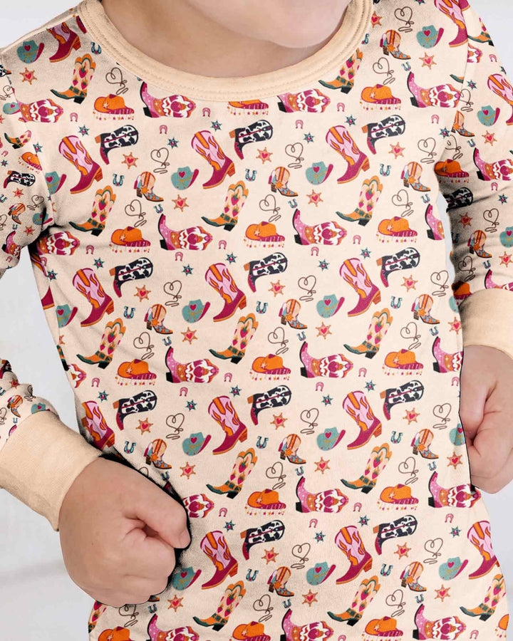 Rodeo Darling Bamboo Two Piece Long Sleeve Pajama Set