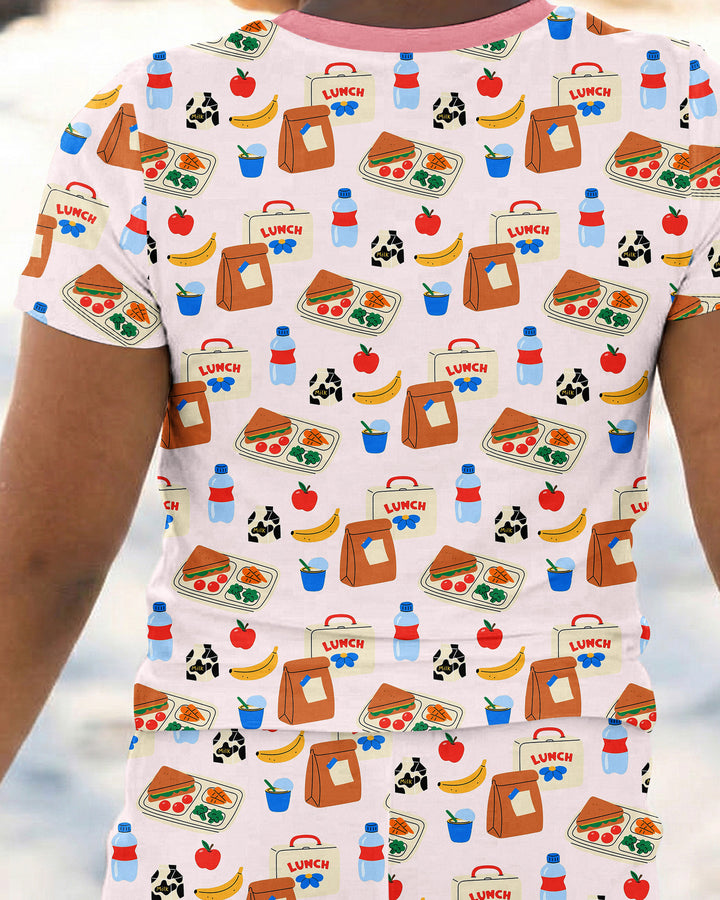 Zweiteiliges, kurzärmliges Pyjama-Set mit Marienkäfern