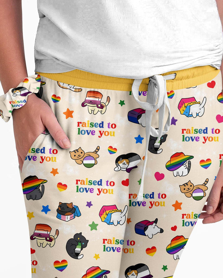 Plantilla de conjunto de pijama de mujer de bambú