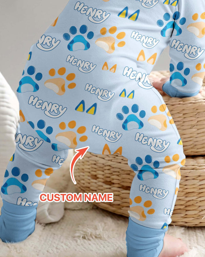 Gerippte Babykleidung mit individuellem Foto - Weich &amp; Skizzenhaft