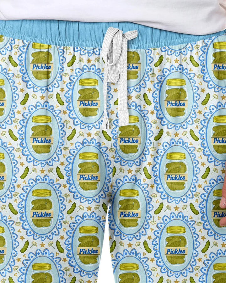 Pickle Coquette Bamboo Men's Pajama Set
