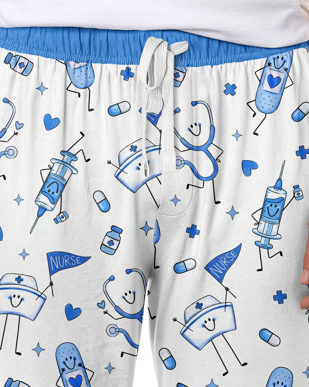 Cute Nurse Crew Bamboo Men's Pajama Set