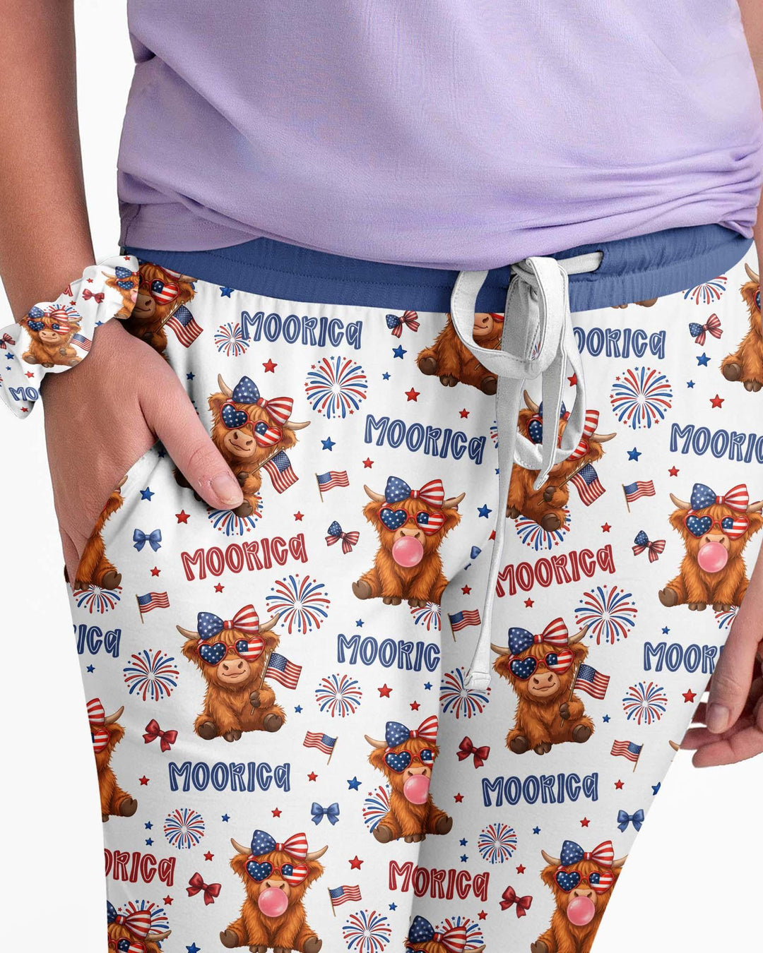 Plantilla de conjunto de pijama de mujer de bambú