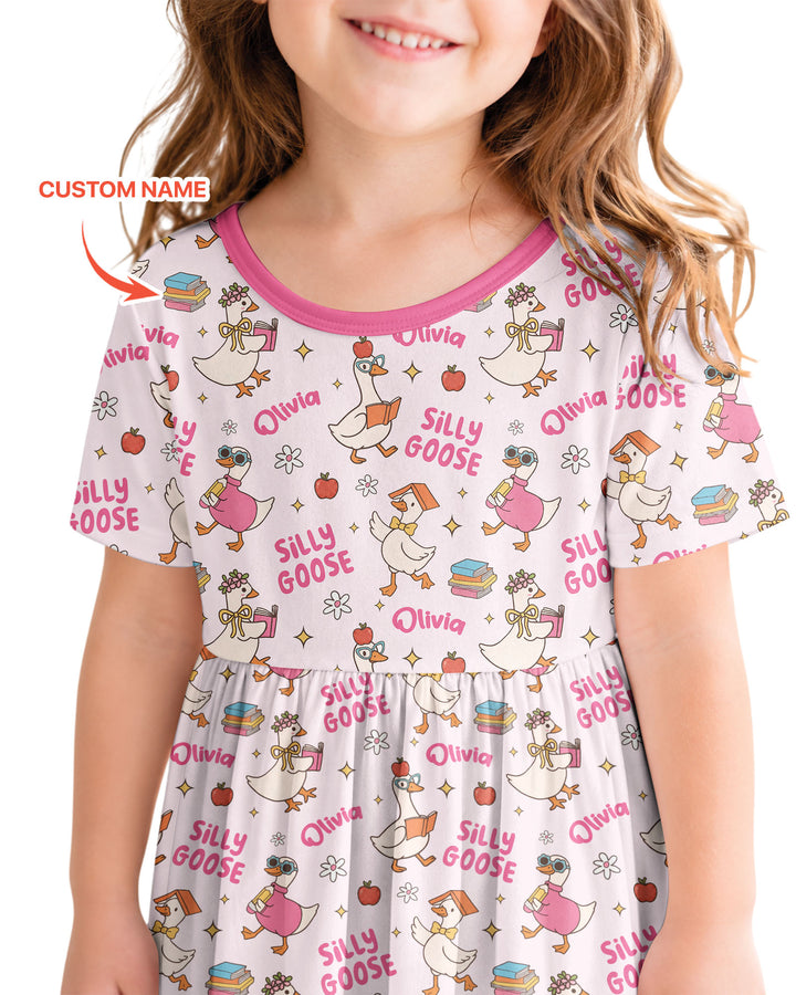 Vorlage Bambus Twirl Kleid