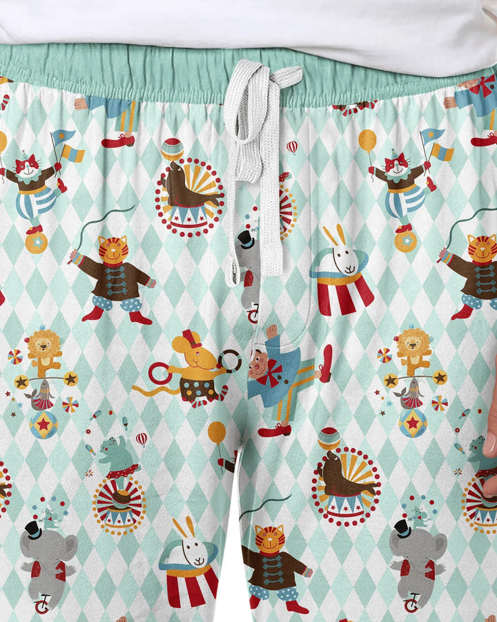 Circus Animal Bamboo Men's Pajama Set