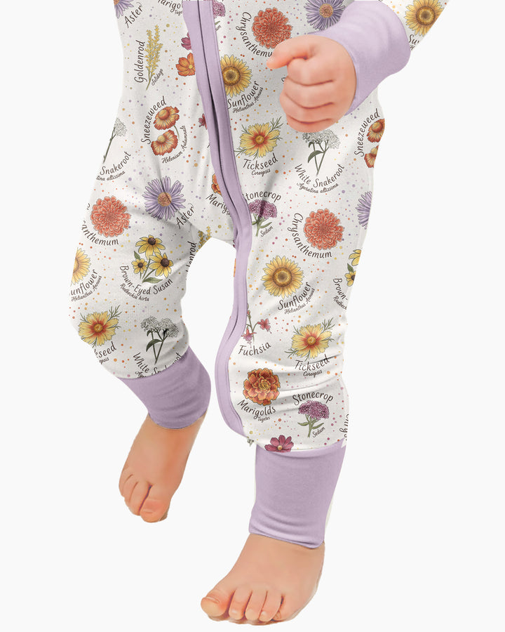 Autumn Blooms of North America Bamboo Convertible Zippy