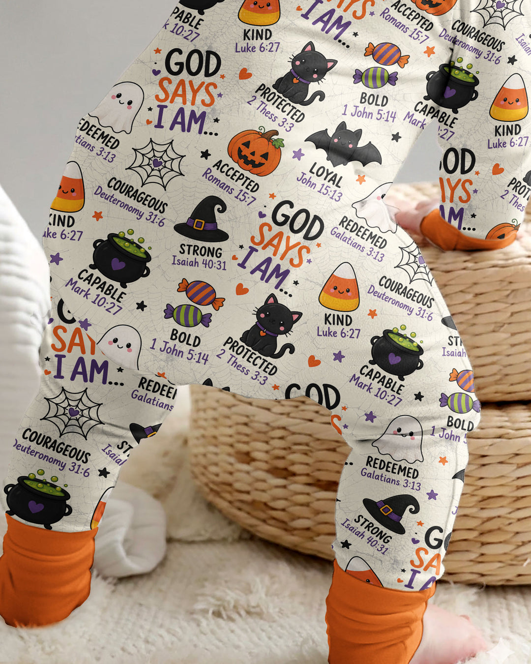 Halloween God Says I Am Bamboo Convertible Zippy