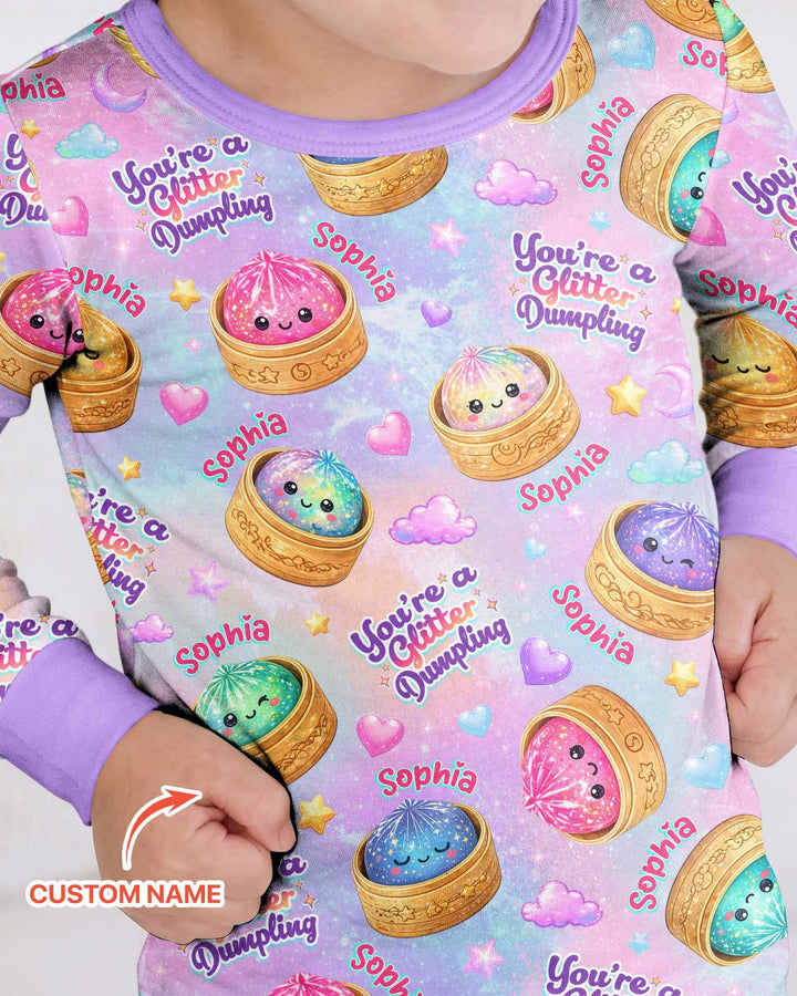 Conjunto de pijama de dos piezas de bambú con mangas largas, plantilla PERSONALIZADA