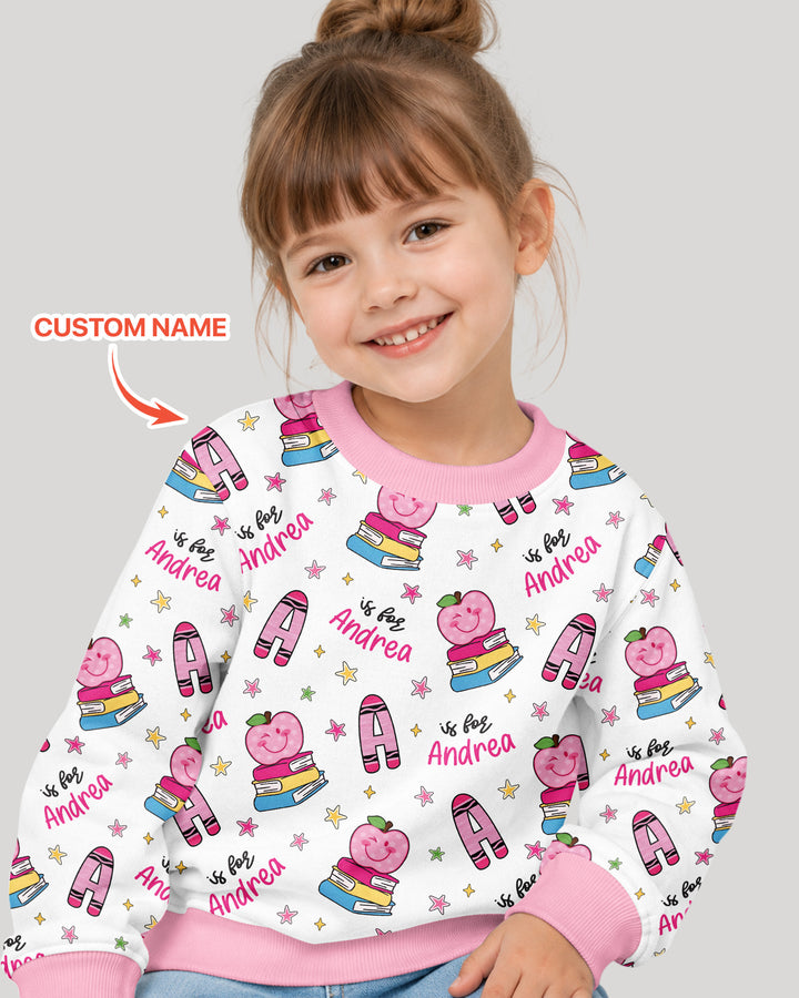 Sudadera de cuello redondo de bambú con plantilla personalizada