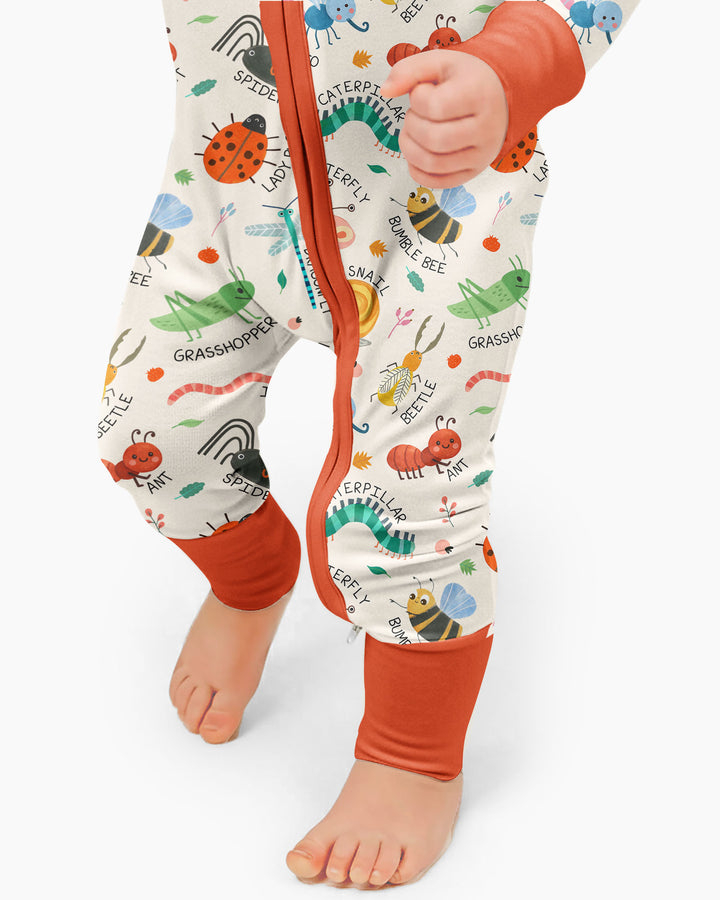 Bug Field Guide Bamboo Convertible Zippy
