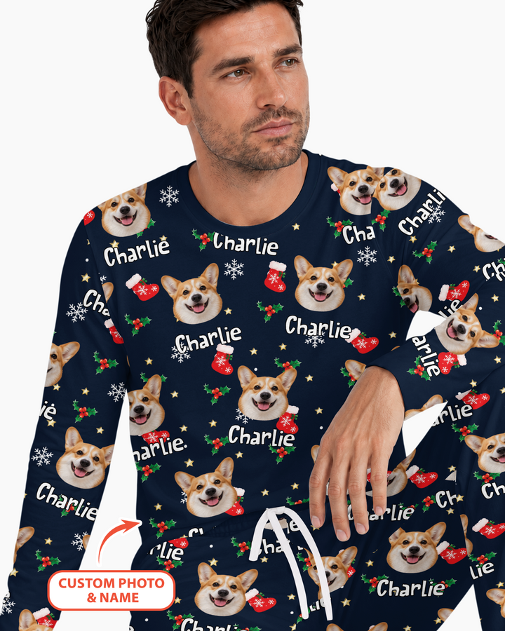 My Furry Christmas Bamboo Men's Pajama Set